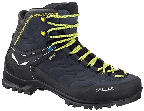 Salewa Ms Rapace Gtx, Botas de Senderismo Hombre, Multicolor (Night Black/Kamille 0960), 46