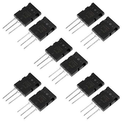 Transistor de silicio de audio a juego con transistor de amplificador de alta potencia para el modelo 2SA1943 2SC5200, 5 pares