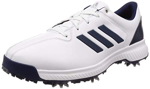 adidas CP Traxion, Zapatillas de Golf para Hombre, Blanco (Azul/Blanco Bb7904), 42 2/3 EU