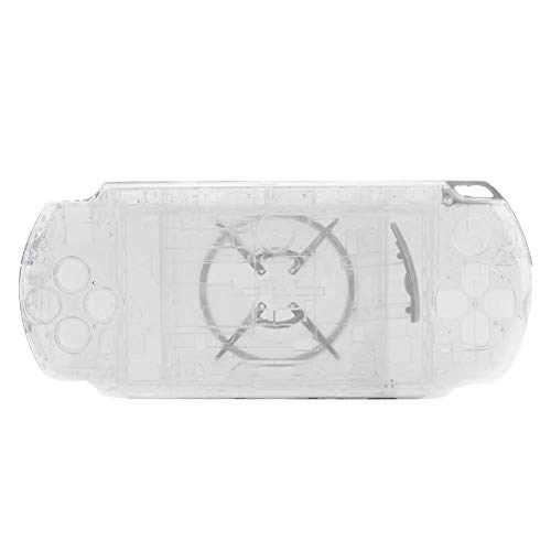 ASHATA Carcasa para PSP 3000,Reemplazo de Funda Protectora para Consola de Juegos de Mano,Antideslizante, Antiarañazos.(Transparente)