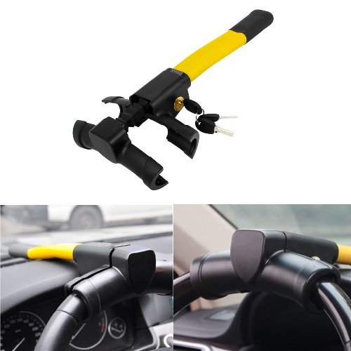 Compatible con OSSA Bloqueo DE LA DIRECCIÓN para AUTOMÓVILES Alarma DE ROBOS MECÁNICA Universal con Bloqueo con Llaves MONTADAS EN EL Manillar del Coche Compatible con OSSA Bloqueo DE LA DIRECCIÓN para AUTOMÓVILES Alarma DE ROBOS MECÁNICA Universal con Bloqueo con Llaves MONTADAS EN EL Manillar del Coche