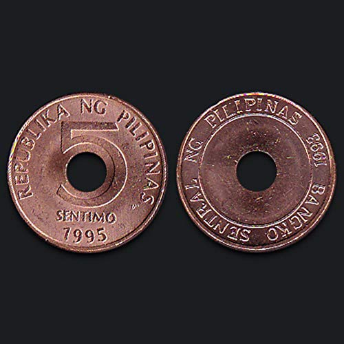 dadi Filipinas 5 céntimos Nuevas Monedas Originales genuinas Monedas   emisoras UNC