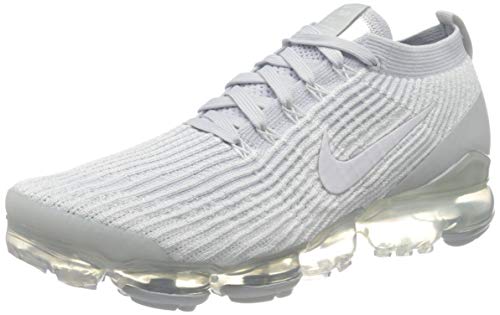 Nike Air Vapormax Flyknit 3, Zapatillas de Atletismo para Hombre, Blanco (White/White/Pure Platinum 000), 43 EU