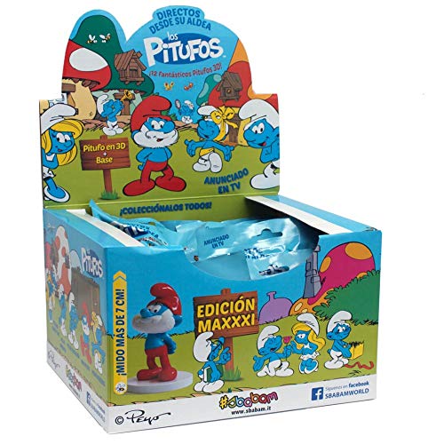 Sbabam - Los Pitufos 29062. Figura. Display 12 Unidades. Sbabam - Los Pitufos 29062. Figura. Display 12 Unidades.