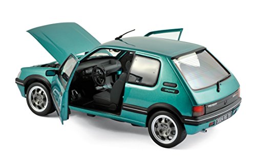 Véhicule Miniature - Peugeot 205 GTI Griffe 1.9L 1990 - Vert - Echelle 1:18 NOREV - Exclusivité Internet