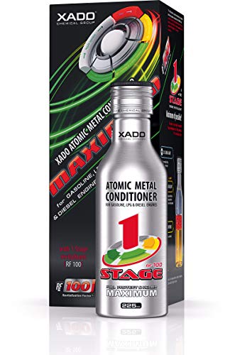 XADO 1 Stage Maximum - aditivo para el aceite y protección para el motor. Protege contra el desgaste y regenera superficies desgastadas (225 ml)