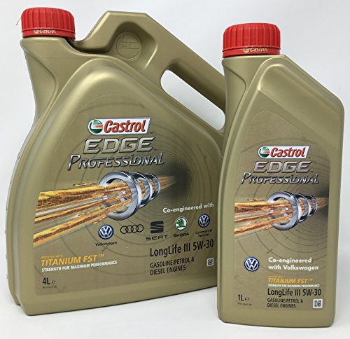 Castrol Aceite para Motor Edge Professional LongLife III 5W-30, 5 litros (Nuevo envase 2018) Castrol Aceite para Motor Edge Professional LongLife III 5W-30, 5 litros (Nuevo envase 2018)