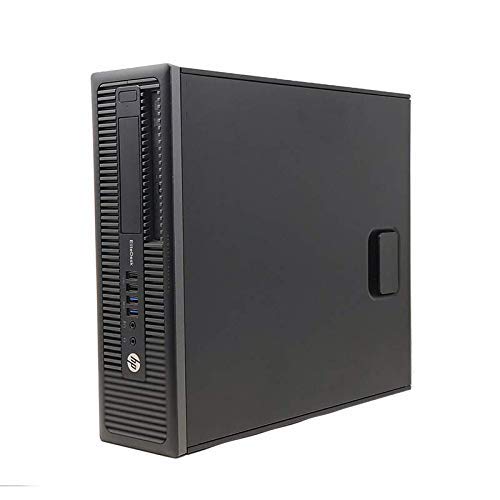 HP EliteDesk 800 G1 SFF - Ordenador de sobremesa (Intel Core I5-4570 3.2 GHz, 8GB de RAM, Disco HDD 500GB, Lector DVD, Windows 10 Pro) Negro (Reacondicionado)
