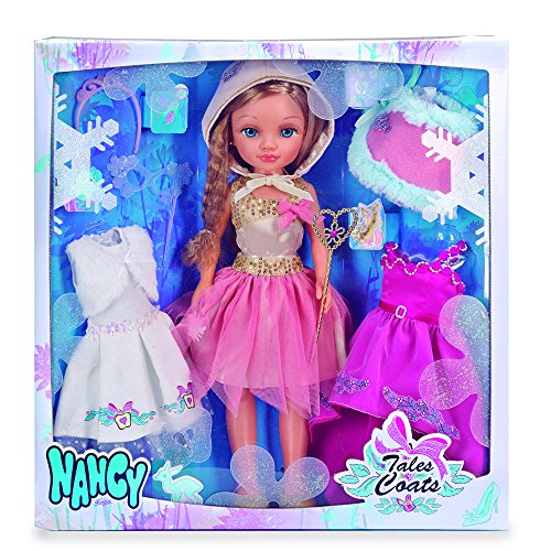 Nancy - Kit de Tres Vestidos de Cuento con muñeca (Famosa 700013110)