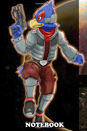 Notebook: Falco Lombardi From Star Fox Lylat Wars And Super Sm , Journal for Writing, College Ruled Size 6" x 9", 110 Pages