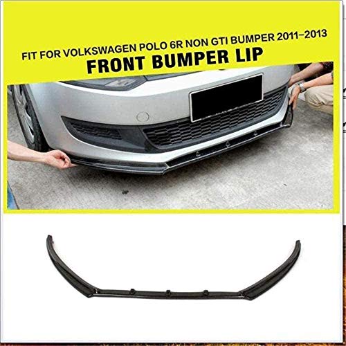 CCIG Spoiler Inferior Delantero Air Bumper Delantero Lip Body Spoiler Spoiler Delantero Protector De Barbilla Kit De Cuerpo Apto para VW Polo 6R Non-GTI 2011-2013 Car Styling, Frp CCIG Spoiler Inferior Delantero Air Bumper Delantero Lip Body Spoiler Spoiler Delantero Protector De Barbilla Kit De Cuerpo Apto para VW Polo 6R Non-GTI 2011-2013 Car Styling, Frp