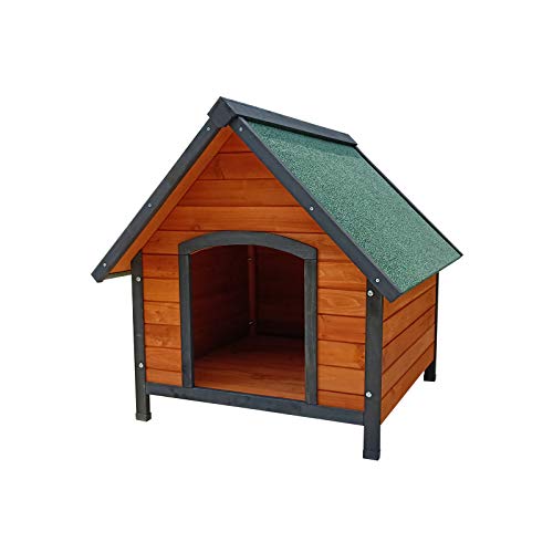 Gardiun KNH1230 - Caseta de Perro de madera Loki a 2 aguas 82x99x86 cm Gardiun KNH1230 - Caseta de Perro de madera Loki a 2 aguas 82x99x86 cm