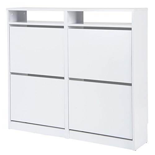 TOP KIT | Mueble Zapatero Tamesis 54AB - 107.5 x 96 x 25 | Blanco TOP KIT | Mueble Zapatero Tamesis 54AB - 107.5 x 96 x 25 | Blanco
