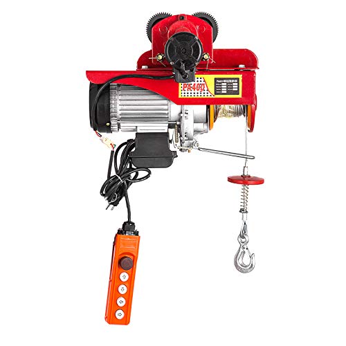Bisujerro Polipasto Eléctrico 800kg / 1700lbs Montacargas Eléctrico con Carretilla Eléctrica Polipasto Eléctrico de Acero 1300W Cabrestante Electrico (800kg) Bisujerro Polipasto Eléctrico 800kg / 1700lbs Montacargas Eléctrico con Carretilla Eléctrica Polipasto Eléctrico de Acero 1300W Cabrestante Electrico (800kg)