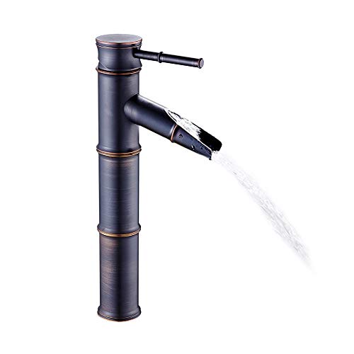 DesingSter Antiguo Grifos de Lavabo Bronce Montado Bambú Cobre Grifo Cocina Baño Lavabo Hotel Grifo Con Accesorios DesingSter Antiguo Grifos de Lavabo Bronce Montado Bambú Cobre Grifo Cocina Baño Lavabo Hotel Grifo Con Accesorios