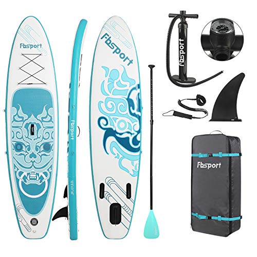 FBSPORT Sup Hinchable, 15 cm de Espesor Tabla de Surf Sup Paddleboard, Tabla Inflable de Paddle Surf, Set de Sup con Tabla y Accesorios