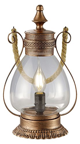 Trio Lighting Lámpara de mesa, Antique cobre