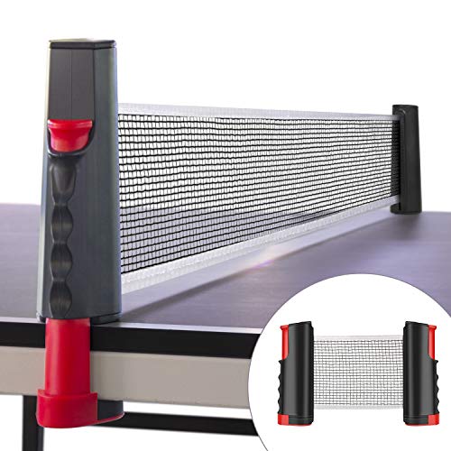 WOSTOO Red de Tenis de Mesa, Portátil Retráctil Table Tennis Net Red de Ping-Pong Longitud Ajustable a 175 cm Adecuado para Entrenamiento Abrazaderas Deportes de Interior al Aire Libre WOSTOO Red de Tenis de Mesa, Portátil Retráctil Table Tennis Net Red de Ping-Pong Longitud Ajustable a 175 cm Adecuado para Entrenamiento Abrazaderas Deportes de Interior al Aire Libre
