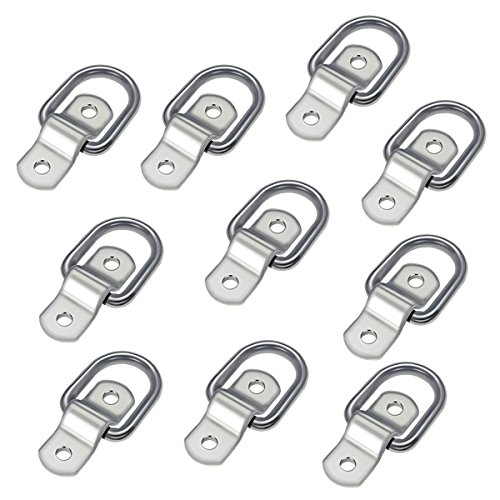 vientiane Anillos de Amarre, 10 Piezas Acero Galvanizado Anillos de Anzuelo D Anilla de Amarre, Ancla de Remolque Resistente Anillos de Amarre para Remolques Vans Barco Offroad Camión Cuerdas vientiane Anillos de Amarre, 10 Piezas Acero Galvanizado Anillos de Anzuelo D Anilla de Amarre, Ancla de Remolque Resistente Anillos de Amarre para Remolques Vans Barco Offroad Camión Cuerdas