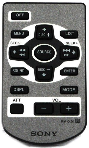 Control Remoto para Sony MDX-C8500R MiniDisc Player - con Dos Pilas 121AV AAA Incluidas