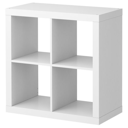 Ikea Estantería Blanca Kallax, librero Ideal para cestas o Cajas