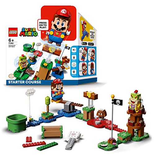 LEGO Super Mario - Pack Inicial: Aventuras con Mario, juguete y regalo creativo para niños y niñas, set LEGO interactivo con figuras de LEGO Mario, Bowsy y un Goomba (71360) LEGO Super Mario - Pack Inicial: Aventuras con Mario, juguete y regalo creativo para niños y niñas, set LEGO interactivo con figuras de LEGO Mario, Bowsy y un Goomba (71360)