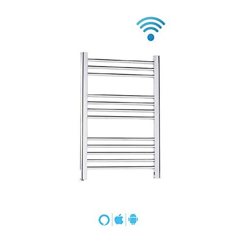 Radiador Toallero Electrico BARCELONA Cromado 250W · Termostato ON/OFF · (700 x 500mm) · El Primer Toallero Bajo Consumo Wi-Fi, Compatible con iOS y Android · Amazon Alexa y Google Home Radiador Toallero Electrico BARCELONA Cromado 250W · Termostato ON/OFF · (700 x 500mm) · El Primer Toallero Bajo Consumo Wi-Fi, Compatible con iOS y Android · Amazon Alexa y Google Home