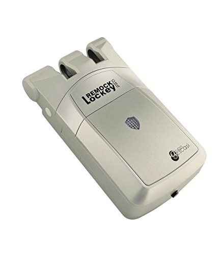 Remock Lockey Pro RLP4G Cerradura de seguridad invisible con 4 mandos, 3 V, Dorado