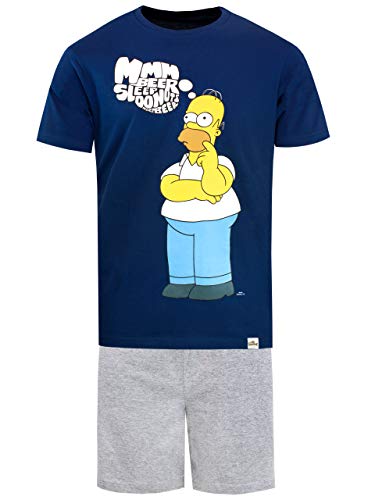 The Simpsons Pijama para Hombre Homer Simpson Multicolor Size Small