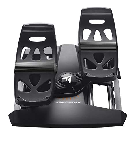 Thrustmaster T.Flight Rudder Pedals - PC / PS4 - Dos Pedales de Freno diferencial Grandes - Compatible con Todos losjoysticks del Mercado