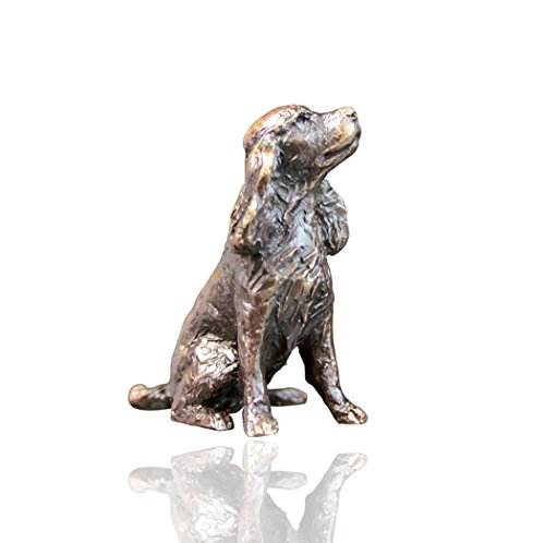Bronce Spaniel perro – Bronce Figura en miniatura – Butler & Peach