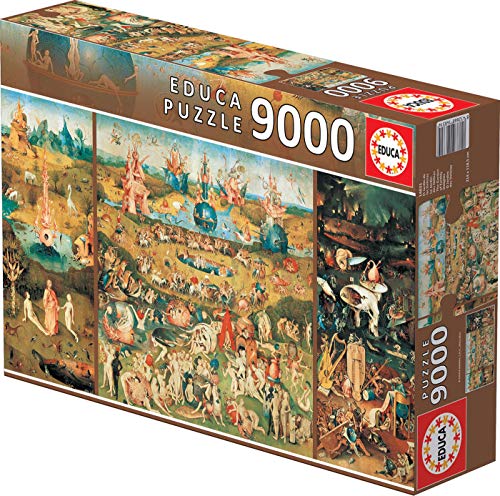 Educa Borras - XXL Puzzles, Puzzle 9.000 piezas, El Jardin de las Delicias (14831)