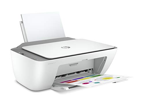 HP DeskJet 2720 - Impresora multifunción, Wi-Fi de doble banda con restablecimiento automático, gris, 425 x 304 x 154