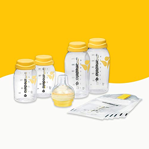 Set regalo Medela para recogida y alimentación con botellas biberón y tetina Calma