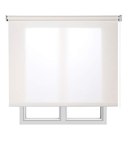 Estores Basic, Stores screen, Blanco, 150x180cm, estores para ventana, persianas enrollables para el interior.