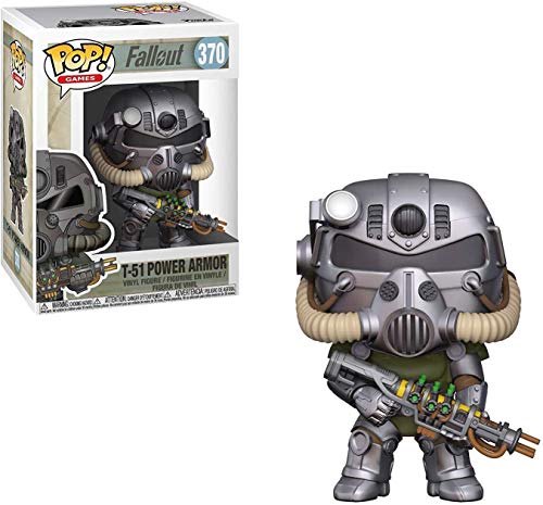 Funko- Pop Vinyl: Games: Fallout S2: T-51 Power Armor Figura Coleccionable, Multicolor, Talla única (33973)