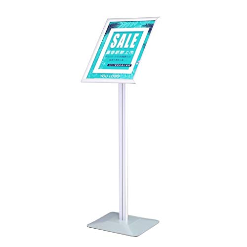 JUZZQ Cartel del Soporte de exhibición de Pedestal, Soporte de Exhibición del Cartel A2/A3,Soporte for Letrero en el Piso for Publicidad en Pantalla, visualización Vertical y Horizontal,Plateado JUZZQ Cartel del Soporte de exhibición de Pedestal, Soporte de Exhibición del Cartel A2/A3,Soporte for Letrero en el Piso for Publicidad en Pantalla, visualización Vertical y Horizontal,Plateado