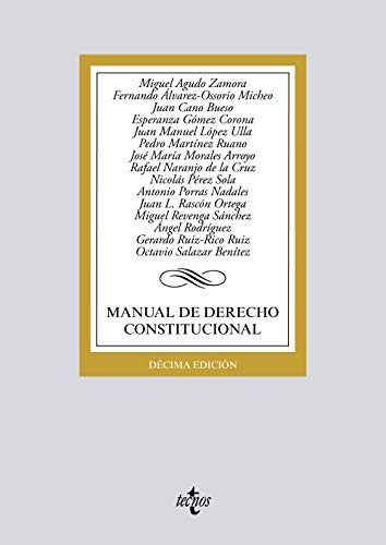 Manual de Derecho Constitucional (Derecho - Biblioteca Universitaria De Editorial Tecnos)