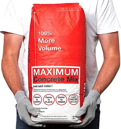Mezcla Preparada Cemento ›››› Maximum de mezcla de concreto 25kg ‹‹‹‹ 2 Bolsas en 1 Paquete
