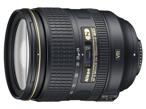 Nikon AF-S 24-120mm F4 ED VR -  [Versión Nikonistas] Objetivo (focal 36-180mm, f/4, zoom óptico 5x, estabilizador) negro