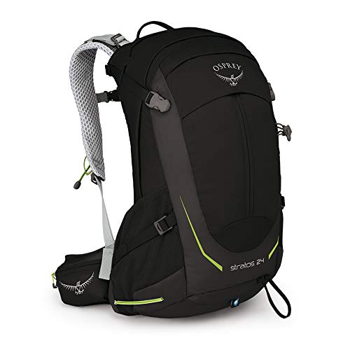 Osprey Stratos 24 Men's Ventilated Hiking Pack - Black (O/S)