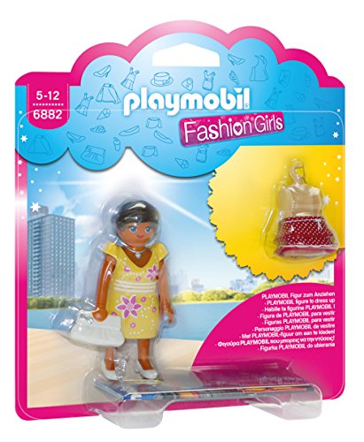 Playmobil Tienda de Moda- Summer Fashion Girl Muñecas, Multicolor, 15 x 4 x 16,8 cm (Playmobil 6882)