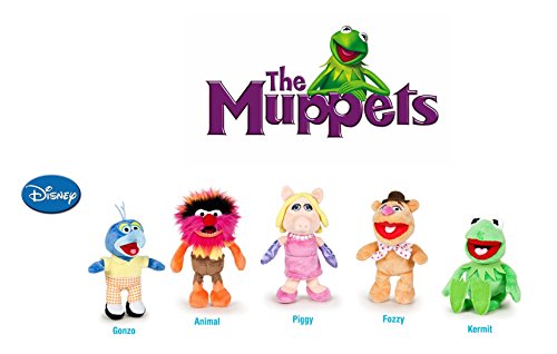 The Muppets Teleñecos - Pack 5 peluches Calidad super soft - Rana Gustavo 22cm + Cerdita Peggy 20cm + Gonzo 19cm+ El oso Fozzie 21cm + Animal 20cm The Muppets Teleñecos - Pack 5 peluches Calidad super soft - Rana Gustavo 22cm + Cerdita Peggy 20cm + Gonzo 19cm+ El oso Fozzie 21cm + Animal 20cm