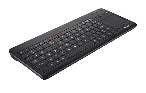 Trust Sento - Teclado inalámbrico para Smart TV Samsung, QWERTY español, negro Trust Sento - Teclado inalámbrico para Smart TV Samsung, QWERTY español, negro