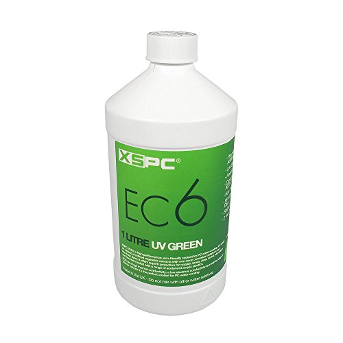 XSPC XS-EC6-GRN Refrigerante no conductivo, UV Verde XSPC XS-EC6-GRN Refrigerante no conductivo, UV Verde