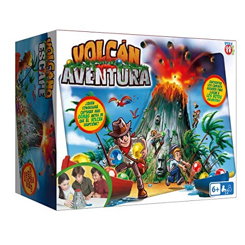 IMC Toys 96738IMIT Play Fun, Volcán Aventura, idioma Español IMC Toys 96738IMIT Play Fun, Volcán Aventura, idioma Español