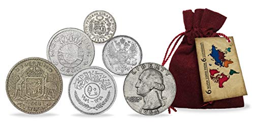 IMPACTO COLECCIONABLES Colección de 6 Monedas de Plata de 6 Continentes