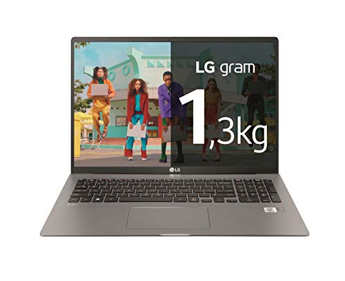 LG gram 17Z90N-V-AA78B - Ordenador portátil ultraligero de 17" WQXGA IPS (Intel Core i7-1065G7, 16GB RAM, 512GB SSD, Windows 10 Home+) Plata - Teclado QWERTY Español