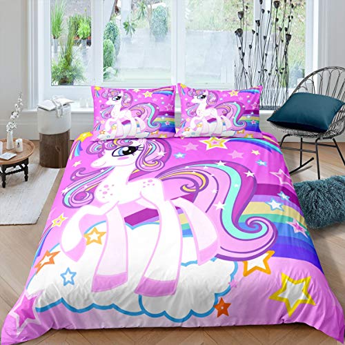Loussiesd - Juego de funda de edredón con funda de almohada, diseño de calavera de rosa, microfibra suave y moderna, con cierre de cremallera, para cama individual, doble, king size 3 piezas, Sx2724lyp, Double(200x200cm) Loussiesd - Juego de funda de edredón con funda de almohada, diseño de calavera de rosa, microfibra suave y moderna, con cierre de cremallera, para cama individual, doble, king size 3 piezas, Sx2724lyp, Double(200x200cm)