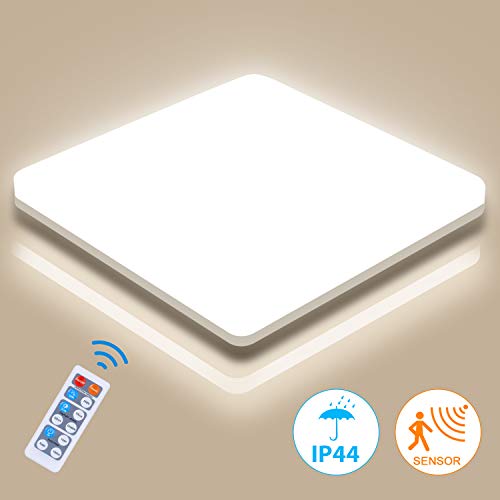 Oeegoo 15W Plafón LED Regulable, 1500Lm LED Lámpara de Techo con Sensor de Movimiento, Ip44 Impermeable LED Luz de Techo para Dormitorio Salón Comedor Balcón Corredor Pasillo Blanco Natural 4000K Oeegoo 15W Plafón LED Regulable, 1500Lm LED Lámpara de Techo con Sensor de Movimiento, Ip44 Impermeable LED Luz de Techo para Dormitorio Salón Comedor Balcón Corredor Pasillo Blanco Natural 4000K